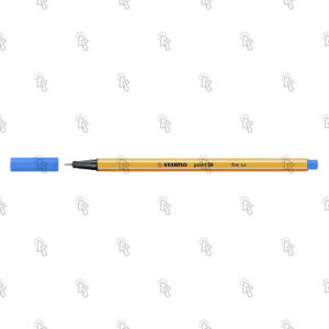 Penna a fibra Stabilo point 88: blu oltremare, fine, cf. da 10 pz.