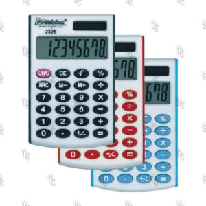 Calcolatrice tascabile Citizen CTC-110BK: 10 cifre, rosso