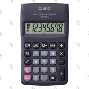 Calcolatrice tascabile Casio HL-815L: nero