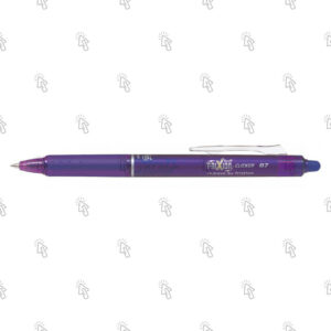 Penna gel Pilot Frixion Ball Clicker BLRT-FR7: viola, 0.7 mm, cf. da 12 pz.