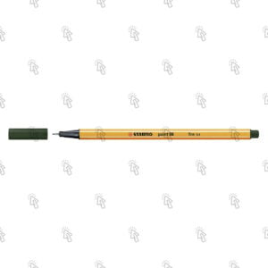 Penna a fibra Stabilo point 88: assortiti, fine, blister app. da 8 u.