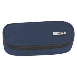 Astuccio ovale Comix: blu