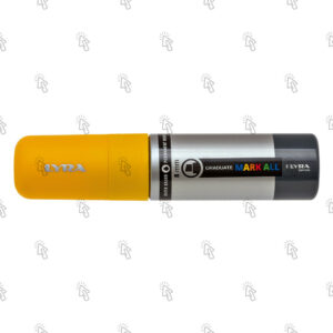 Marcatore Lyra Graduate Mark All: giallo, 8 mm, cf. da 4 pz.