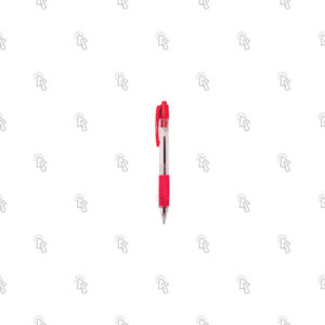 Penna a sfera “semigel” NikOffice NikPen: rosso, 1 mm, cf. da 12 pz.