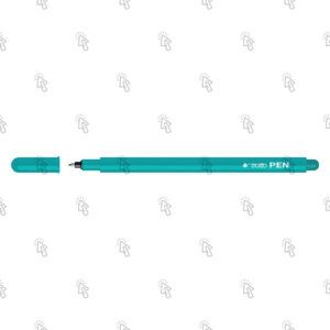 Penna a fibra Tratto Pen: verde turchese, largo, cf. da 12 pz.