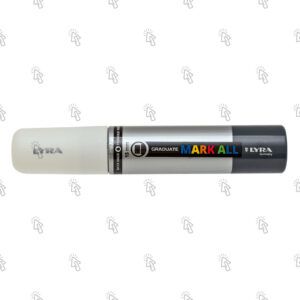 Marcatore Lyra Graduate Mark All: bianco, 15 mm, cf. da 4 pz.