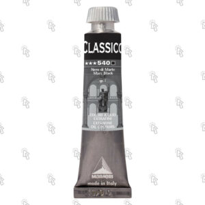 Colore ad olio Maimeri Classico: nero di marte, 20 ml