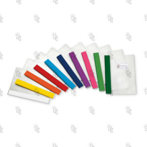 Divisori per raccoglitore ad anelli Elba: blister con 6 u., 21 × 29,7 cm, 22,5 × 30 cm, 6 tacche colorate, cartoncino riciclato, assortita
