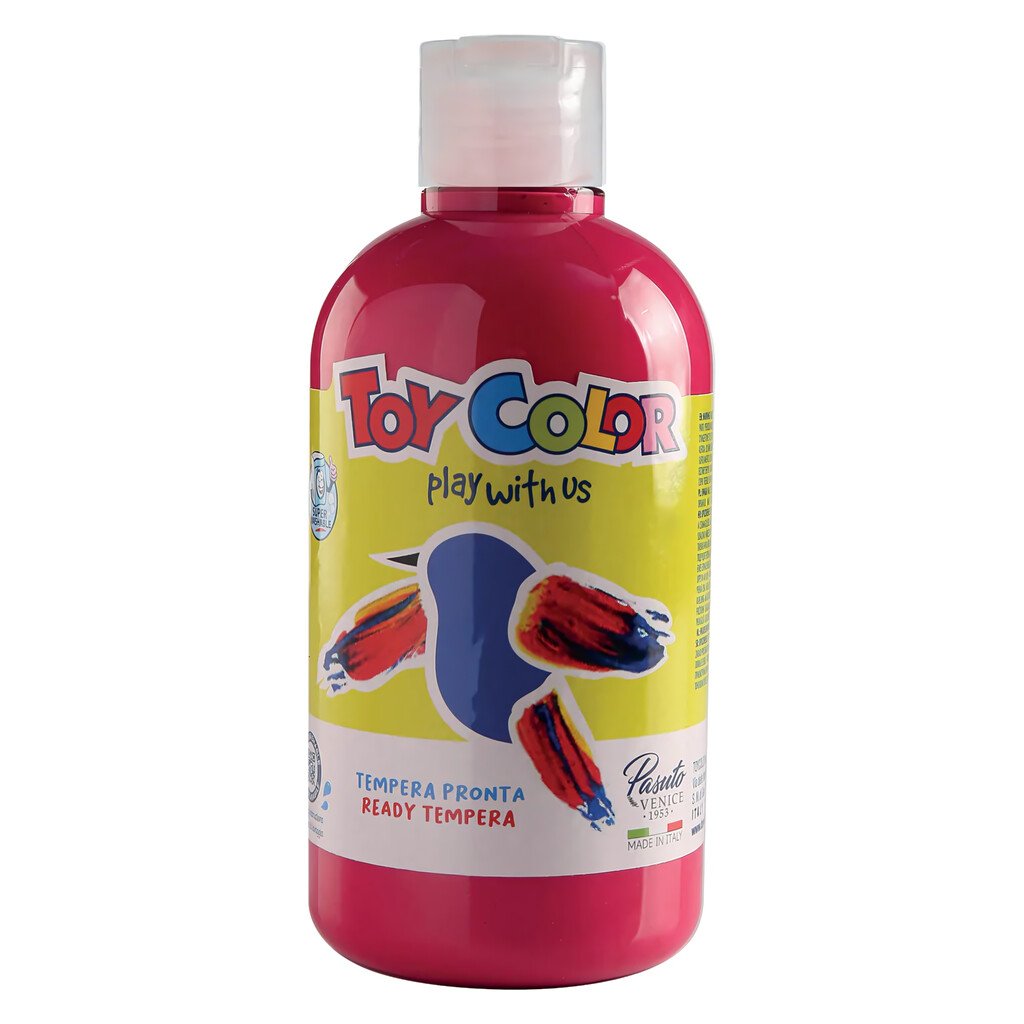 Colore a tempera Toy Color: rosso carminio