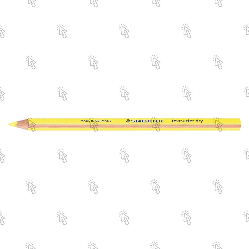 Evidenziatore a matita Staedtler Textsurfer Dry 128 64-1: confezione con 12 pz., mina giallo