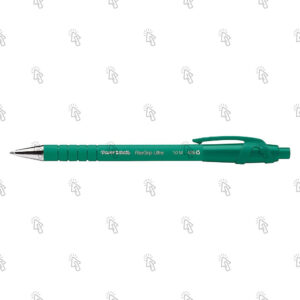 Penna Paper Mate FlexGrip Ultra: verde, 1 mm, cf. da 12 pz.