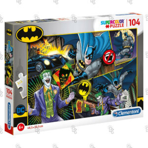 Puzzle Clementoni Supercolor: 104 pezzi, 48.5 X 33.5 cm, Batman