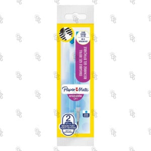 Refill Paper Mate InkJoy Erasable Gel: turchese, blister app. da 3 pz.