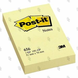 Memo adesivi 3M Post-It Notes 656: giallo canary