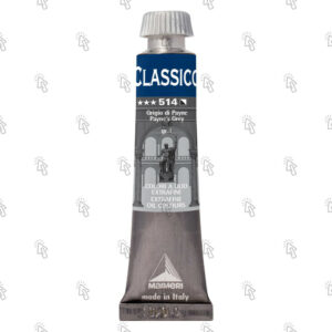 Colore ad olio Maimeri Classico: grigio di payne, 20 ml