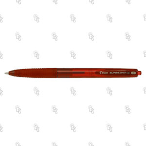Penna Pilot Super Grip G BPGG-8R-M: rosso, 1.0 mm, cf. da 12 pz.