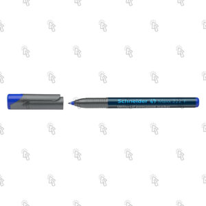 Marcatore Stabilo OHPen Universal: blu, medio, 1 mm, punta conica, cf. da 10 pz.