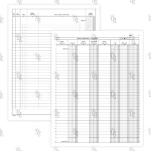 Blocco Data Ufficio Scontrini numerati: blocco, 100 fogli, pre-numerato, colore bianco, Nr. tagliandi / pagina 2