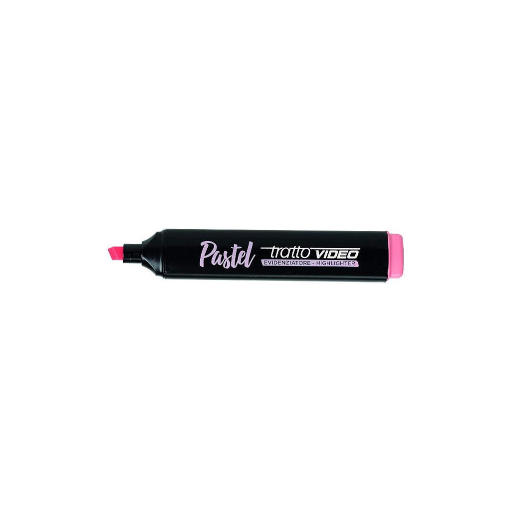 Evidenziatore a pennarello Tratto Video Pastel: rosa pompoleo