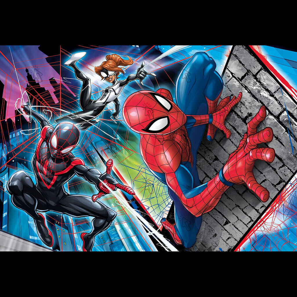 Puzzle Clementoni Supercolor: 180 pezzi, 48.5 X 33.5 cm, Spiderman