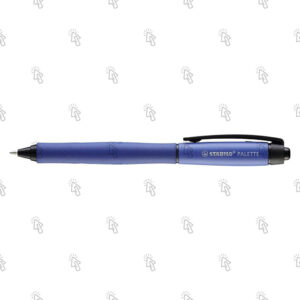 Penna Bic Cristal Re’New: nero, ricaricabile, 1 mm, inclusi 2 refill