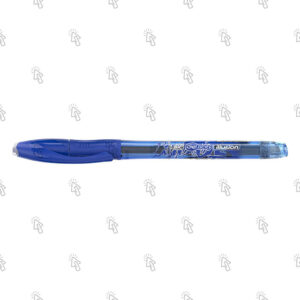 Penna gel Bic Gel-ocity Illusion: blu, 0.7 mm, ast. da 12 pz.