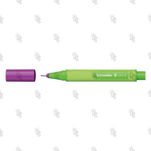 Penna a fibra Schneider Link-It: electric purple, 0.4 mm, cf. da 10 pz.