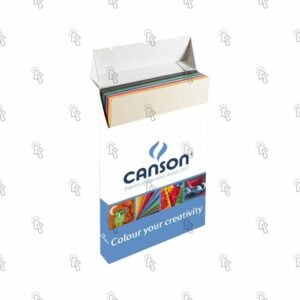 Cartoncino Canson Colorline: oltremare, 50 X 70 cm, 220 g/mq, 25 fg.