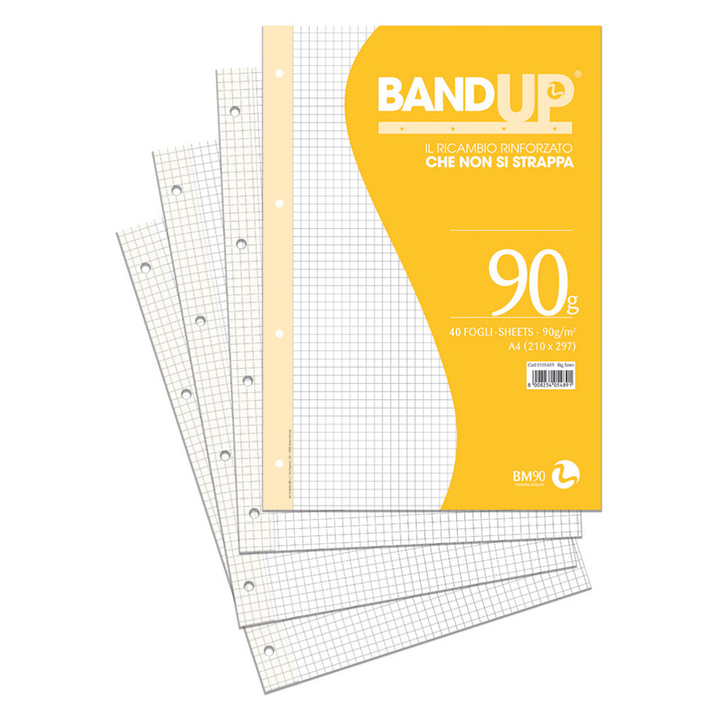Ricambio per quaderni ad anelli BM [90 g