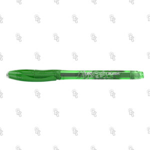 Penna gel Bic Gel-ocity Illusion: verde, 0.7 mm, ast. da 12 pz.