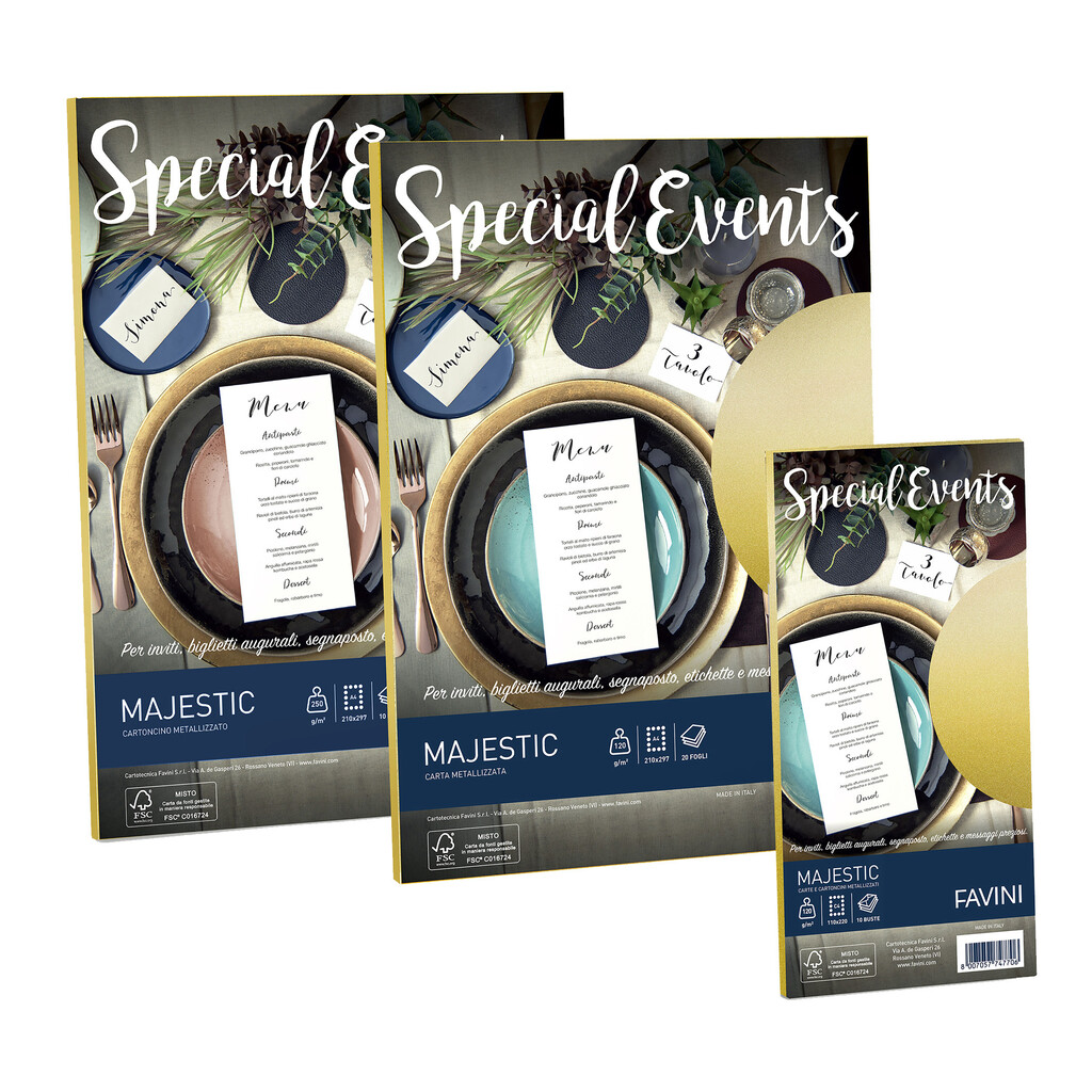 Carta per la stampa Favini Special Events Majestic: in fogli