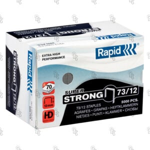 Punti metallici per cucitrici Rapid Strong: confezione con 5000 u.