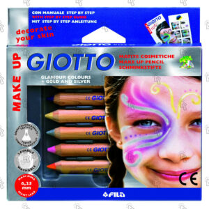 Ombretti cosmetici Giotto Make Up Ombretti Cosmetici: astuccio appendibile con 6 u., mina colori assortiti (colori classici)
