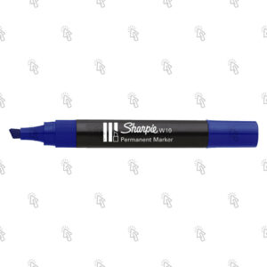 Marcatore a pennarello Sharpie Markers W10: confezione con 12 pz., inchiostro blu