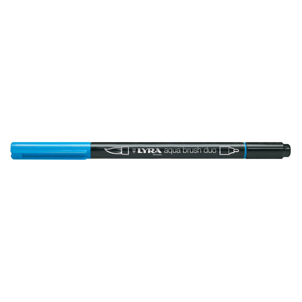 Pennarello Lyra Aqua Brush Duo: azzurro