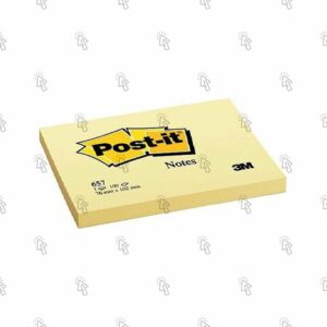 Memo adesivi 3M Post-It Notes 657: giallo canary