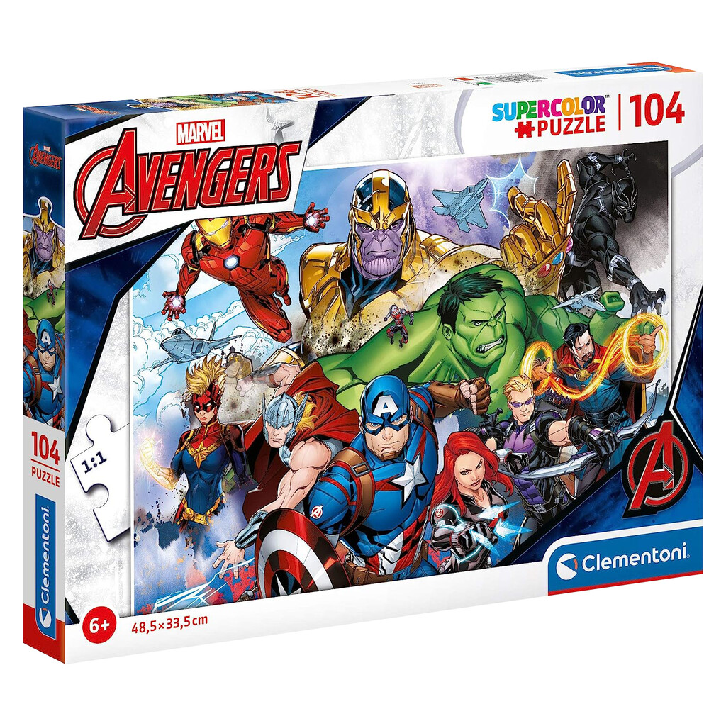 Puzzle Clementoni Supercolor: 104 pezzi