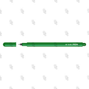Penna a fibra Tratto Pen: verde, largo, cf. da 12 pz.
