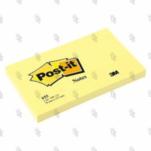 Memo adesivi 3M Post-It Notes 655: giallo canary