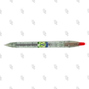 Penna Pilot B2P EcoBall: rosso, 1 mm, BP-B2PEB-M-R-BG, cf. da 10 pz.