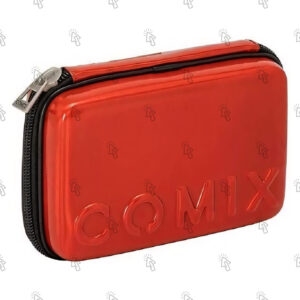 Astuccio rettangolare Comix Maxi Zip Flash: red