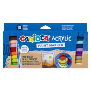 Colori acrilici Carioca Plus Acrylic Marker: assortiti