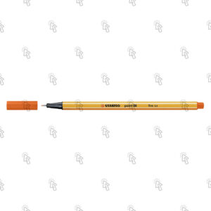 Penna a fibra Stabilo point 88: pale vermillion, fine, cf. da 10 pz.