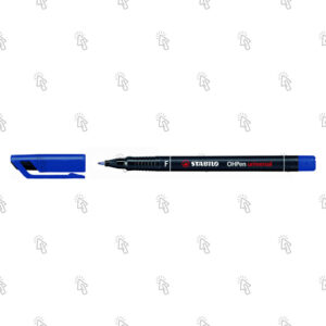 Marcatore Stabilo OHPen Universal: blu, fine, cf. da 10 pz.