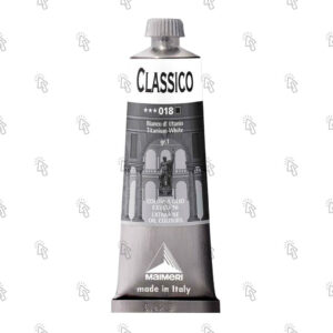 Colore ad olio Maimeri Classico: bianco di titanio, 60 ml
