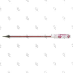 Penna Pentel Superb: rosso, 0.7 mm, cf. da 12 pz.