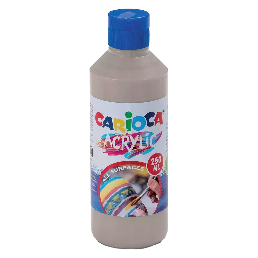 Colore acrilico Carioca: argento