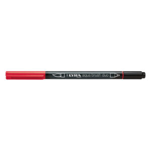 Pennarello Lyra Aqua Brush Duo: lacca geranio scuro