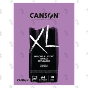 Carta per il disegno Canson XL Marker: in fogli, blocco (album) con 100 u., 21 × 29,7 cm