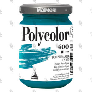 Colore vinilico Maimeri Polycolor: blu primario, 140 ml